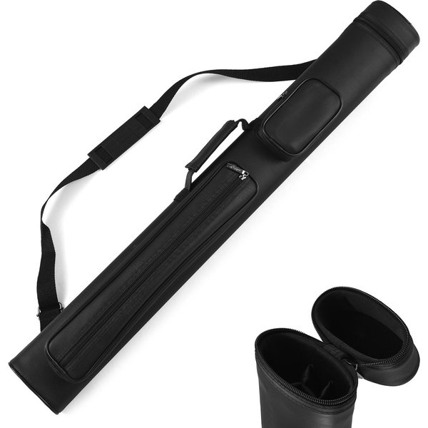 Estuche RíGido Para Tacos De Billar, Palo De Billar, Estuche De Transporte, 2X2 Negro-image