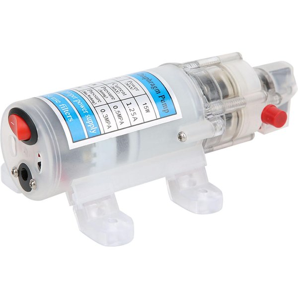 Bomba De Agua Silenciosa De 12V 15W De Grado Alimenticio Autocebante Bomba De Diafragma Micro DC-image
