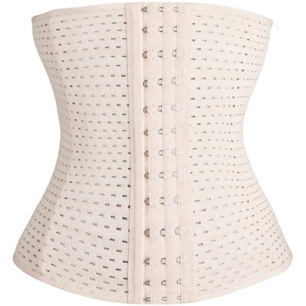 Damski Gorset Na Co Dzień WyszczuplająCy Gorset ModelująCy Talię Body Shapewear Belt Underbust Body Shaper Gorset XS White-image