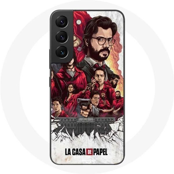 Coque Pour Samsung Galaxy S21 FE La Casa De Papel Affiche Art-image