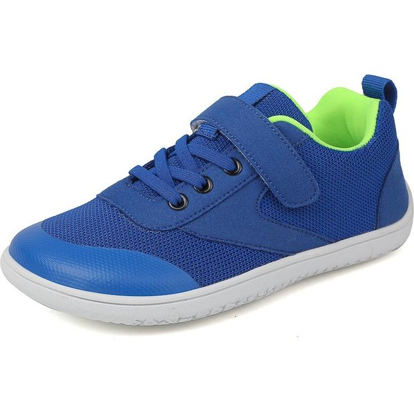 Szerokie Buty Barefoot Dla MałYch I DużYch Dzieci ChłOpięCe DziewczęCe Minimalistyczne Sneakersy Lekkie AntypośLizgowe Naturalne DziecięCe Buty Do Chodzenia Skate PłAskie 33 Niebieski-image