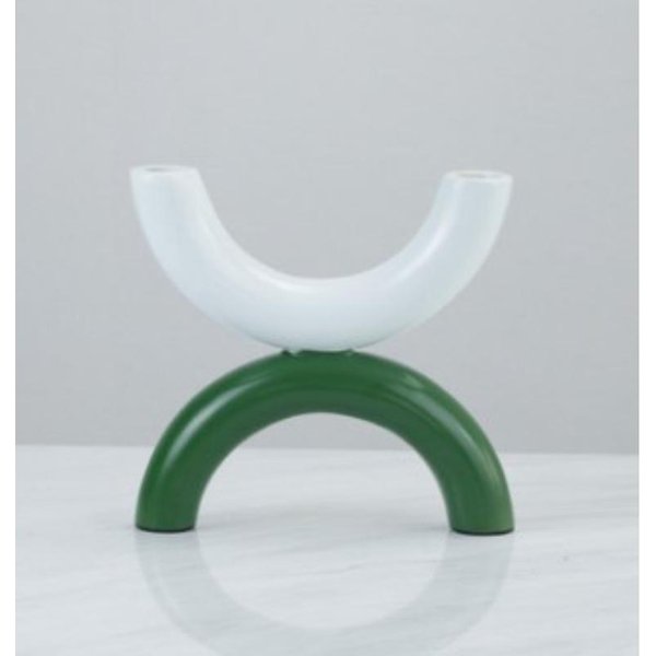 Adornos GeoméTricos Semicirculares Minimalistas NóRdicos Modernos Y Sencillos Con Inserciones Florales, DecoracióN Suave Para Oficina, Casa De Ventas Y Modelos.-image