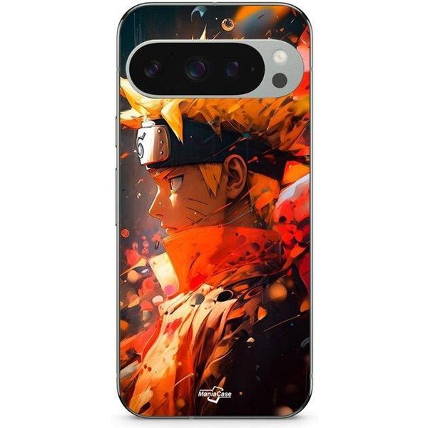 Coque - Maniacase - Google Pixel 9 Pro - Noir - Naruto Uzumaki - Souple Negro-image