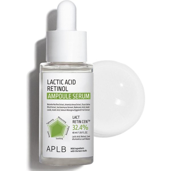 Aplb Serum AmpułKowe Z Kwasem Mlekowym I Retinolem 40Ml #40Ml 1PCS White-image