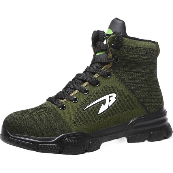 Odporne Na Uderzenia I Przebicia Buty Ubezpieczeniowe Robocze MęSkie Buty Sportowe Stalowy Podnosek Ochronne Buty Robocze 36 Black-image