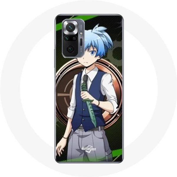 Funda Para Xiaomi Redmi Note 10 Pro - Maniacase - Flexible - Silicona - Anime - Negra Negro-image