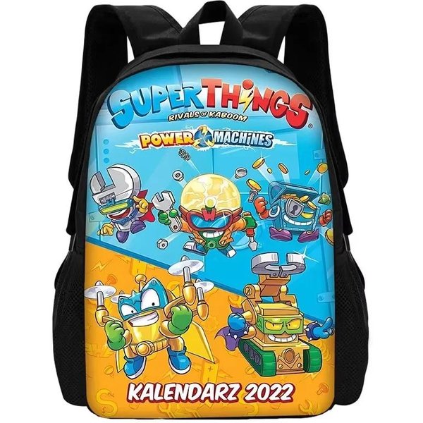 Mochila Escolar Infantil De Dibujos Animados Super Zings Con Bolso Al Hombro Estuches Mochilas Escolares Para NiñOs NiñAs Mejor Regalo-image