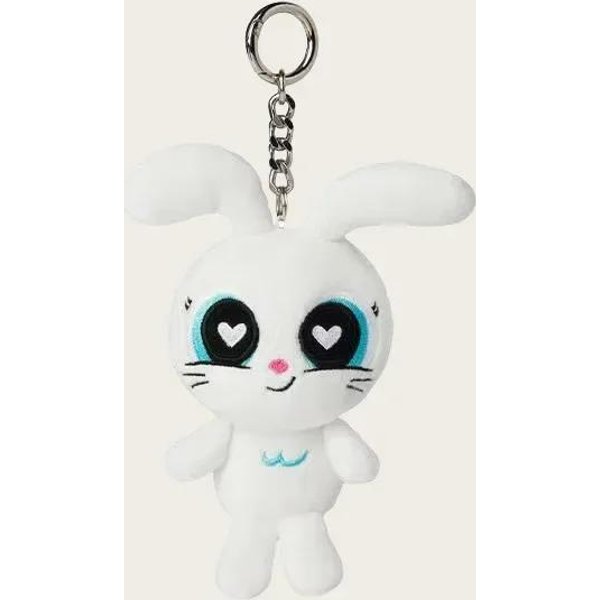 KreskóWka Anime Seria AtomóWki Pluszowa Zabawka Breloczek Kawaii Postać Urocza Pluszowa Zabawka Breloczek Do Plecaka Prezent Dla Dziewczynek Black-image
