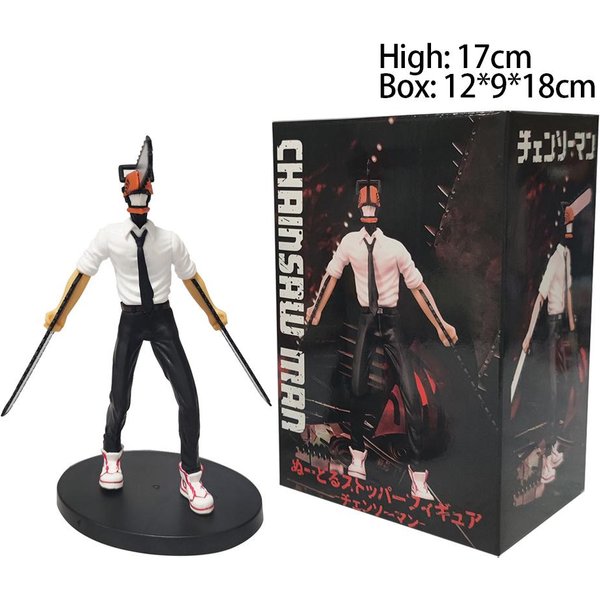 18.5Cm Figura De Anime Chainsaw Man Power Denji Figura De AccióN PVC Modelo De ColeccióN MuñEca Juguete Estatua DecoracióN De Escritorio Regalo De Halloween-image