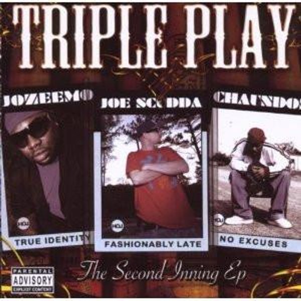 CD Triple Play - The Second Inning EP HJR5006 Hall Of Justus 2009 Rap Y Hip-Hop/R&B De Ee. Uu. Usado-image
