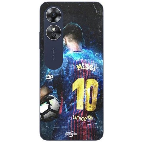 Coque Oppo A17 Lionel Messi Football Superstar Maniacase Negro-image