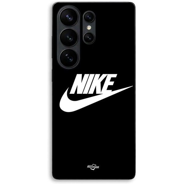 Etui Na Telefon - Maniacase - Samsung Galaxy S26 Ultra - Silikon Tpu - BiałE Logo Nike - Czarne Czarny-image