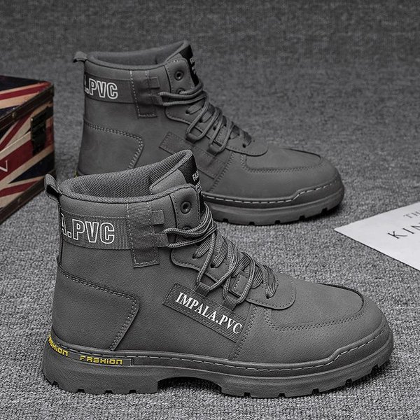 Zapatos De ProteccióN Laboral Para Hombre Nuevos Impermeables Y Antideslizantes Ropa De Trabajo Para Hombre Verano Deportes Botas Martin De CañA Alta Para Hombre 40-image