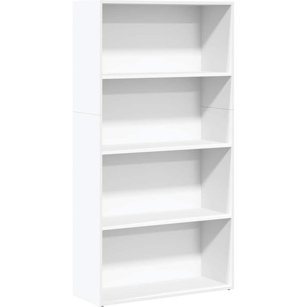 EstanteríA Blanca 80 X 30 X 152 Cm Tablero De PartíCulas-image