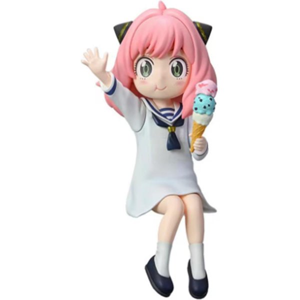 Anime Urocza Figurka Akcji Yor Forger Spy×Family Figurki Z Mangi Seria Anya Forger Model Perferyjny PVC Model Kolekcjonerski Zabawki Prezenty White-image