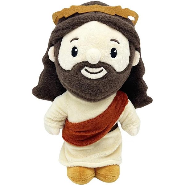 CojíN De Sofá DecoracióN Del Hogar JesúS MuñEco De AlgodóN Almohada De Peluche Dormir Abrazar Relleno JesúS 28Cm Dibujo Animado JesúS Peluche Juguete Regalo De CumpleañOs-image