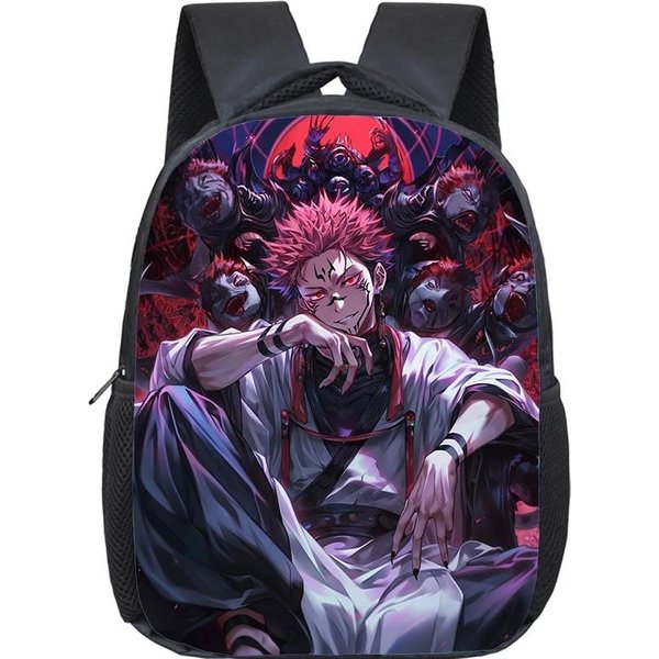 Mochila Escolar NiñOs NiñAs Dibujos Animados Anime Impermeable Bolso Para Libros Infantil Mochila Jujutsu Kaisen Mochila Gojo Satoru Bolso De GuarderíA Rucksack-image