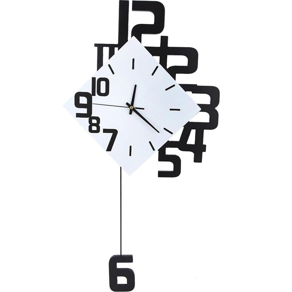Reloj De Pared De Hierro Forjado De Estilo NóRdico Para Colgar En La Pared, Para Sala De Estar Y Bar.-image