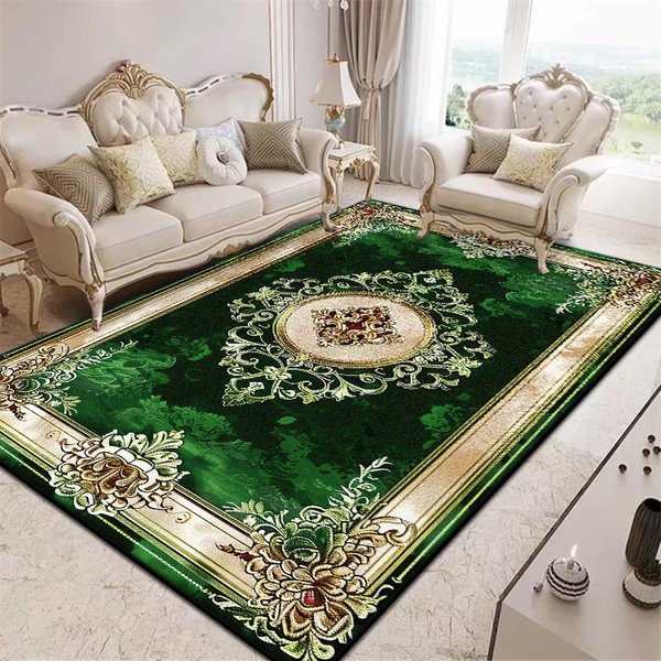 Alfombra Lujosa Preciosa TamañO Grande DecoracióN SalóN ÁRea Mesa De Centro Alfombra Antideslizante Para Suelo Dormitorio Vestidor Alfombras De Entrada 100*200Cm-image