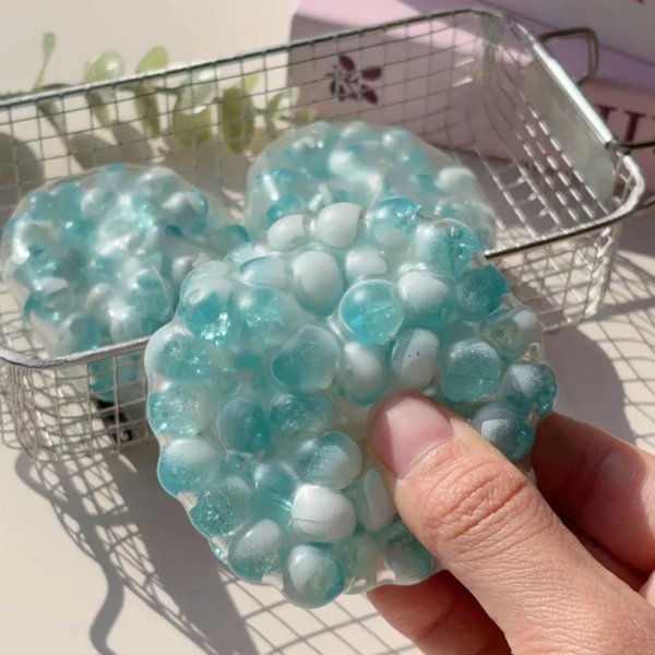 Kolorowe PiłEczki Antystresowe Sensoryczne Zabawki Dla DorosłYch I Dzieci, Zabawki Typu Fidget Na Stres, PiłEczki Do śCiskania Dla OsóB Z Adhd, Autyzmem, Do Koncentracji Gray-image