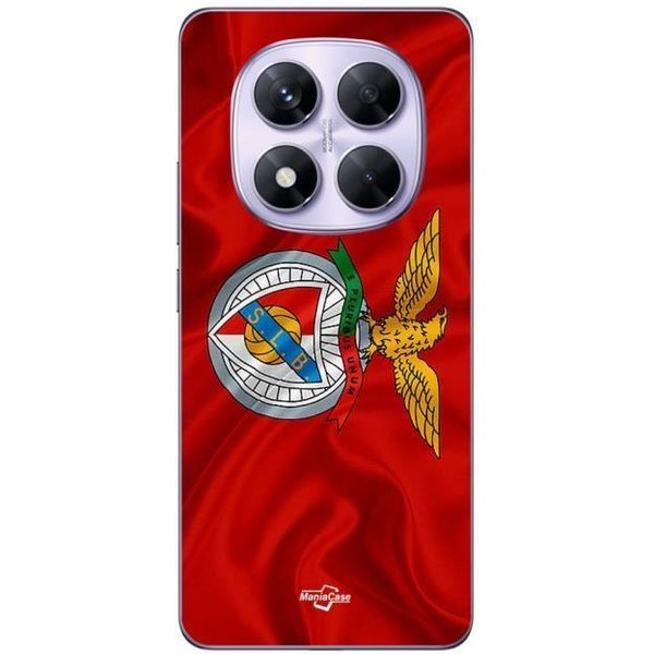 Coque Xiaomi Redmi Note 14 Pro 5G SLB Benfica Fond Rouge Maniacase Rojo-image