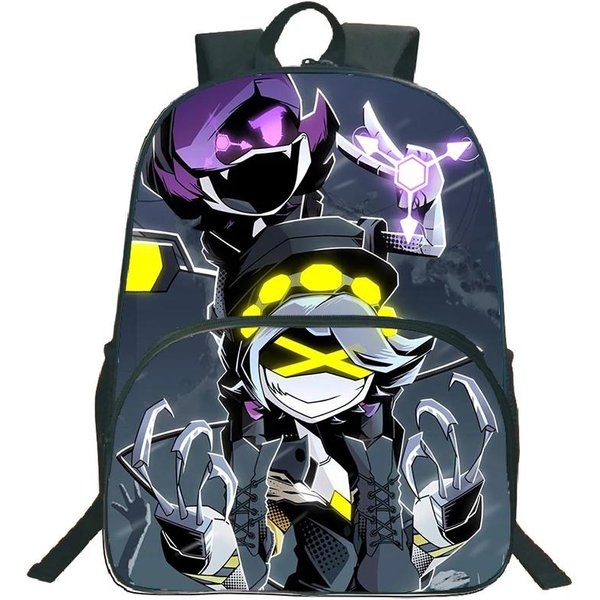 Mochila Escolar Mochila Asesinato Drones Dibujos Animados NiñOs NiñAs Anime Rucksack Gran Capacidad Bolsas Escolares Mochilas De Viaje Estudiantes Mochila-image