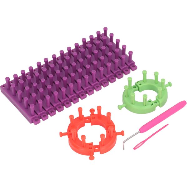 Kit De Telar De Punto Largo Desmontable FáCil Montaje Resistente ABS Ampliamente Utilizado Telar De Hilo De Tejer Para-image