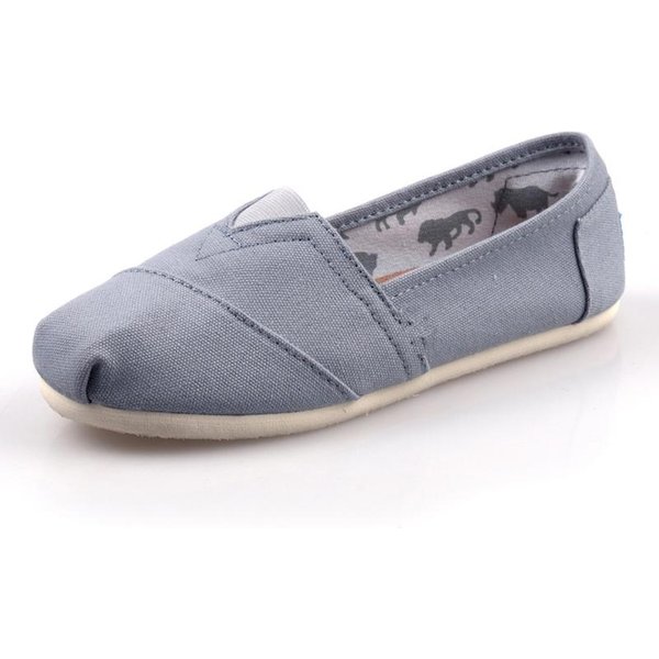 Moda Verano 2025 Mocasines Azules Hombre Zapatos Planos CláSicos De Lona Mujer Zapatos Casuales CóModos Transpirables Hombres Alpargatas Slip-On 43-image