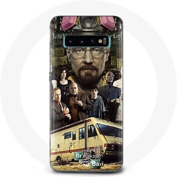 Funda De ProteccióN - Maniacase - Samsung Galaxy S10 Plus - Breaking Bad Heisenberg - Negra - RíGida-image