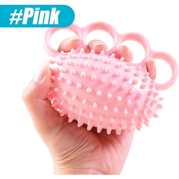 Pelota De Fuerza De Agarre De Erizo, Ejercitador De Dedos, Dispositivo De Fitness Para Manos, Pelota De PresióN EláStica, Herramienta De Entrenamiento De Fuerza De Manos-image