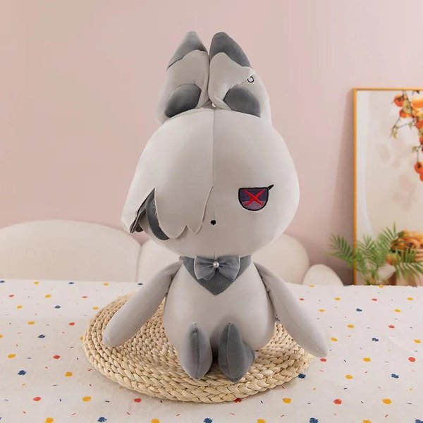 60Cm Anime Arlecchino Clervie Pluszowa Lalka Zabawka Genshin Impact KróLik Cosplay Urocza MięKka Poduszka Pluszowa Prezent Urodzinowy Dla FanóW Gier 60CM-image