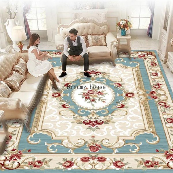 Europejskie Luksusowe Dywany Do Salonu 200X300 Dekoracja Domu Dywany Na Dużą Powierzchnię Dekor Sypialni Dywan Do Salonu Zmywalne Maty PodłOgowe 40X60Cm Door Mat-image