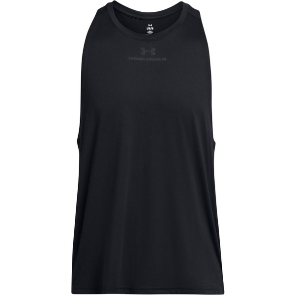 Camiseta Sin Mangas Para Hombre Under Armour Negra 1382802-001 LG Black-image