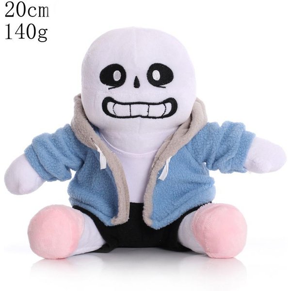 23 Cm Hurtowa Pluszowa Zabawka Undertale Lalka Anime Pluszowa Zabawka Undertale Sans MięKki Plusz Wypchana Lalka Dla Dzieci Urodziny Prezenty Na BożE Narodzenie Sans-image
