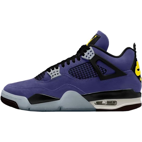Air Jordan 4 Retro Lakers Morado Imperial FV5029-500 Zapatillas De Baloncesto Para Hombre AJ4 Zapatillas Para Hombre Multicolor-Multicolor FV5029-500 40 Black-image