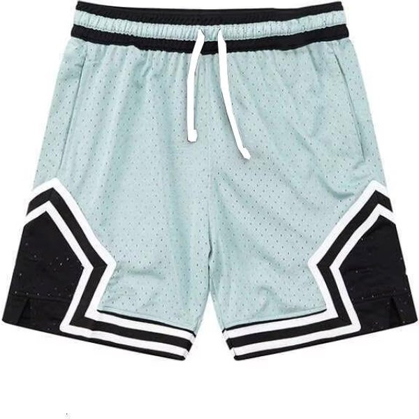 Nowa Moda Styl Vintage AmerykańSkie LuźNe Spodenki Koszykarskie Nowe Letnie Dla DorosłYch Sportowe Unisex KoszykóWka SzybkoschnąCe KróTkie Spodnie M White-image
