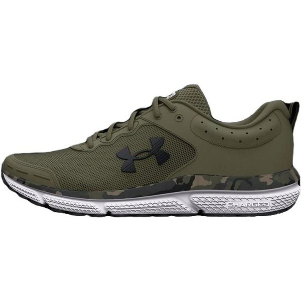 Zapatillas Under Armour Charged Assert 10 Camuflaje Verde OD Marino Para Hombre Negras 3027036-300 43-image
