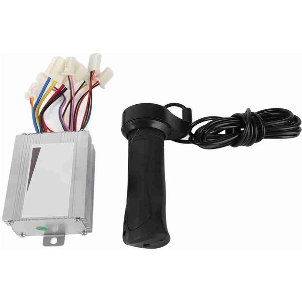 Controlador De Velocidad De 12V 500W Set De Acelerador De PuñO Accesorio Para Bicicleta EléCtrica Scooter E‑Bike-image