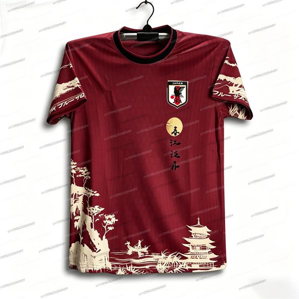 Nowość Koszulka Japonia Lato MęSka Koszulka T-Shirt Koszulka PiłKarska Top MęSka Koszulka Damska Koszulka T-Shirt Damskie Koszulki Xs-image