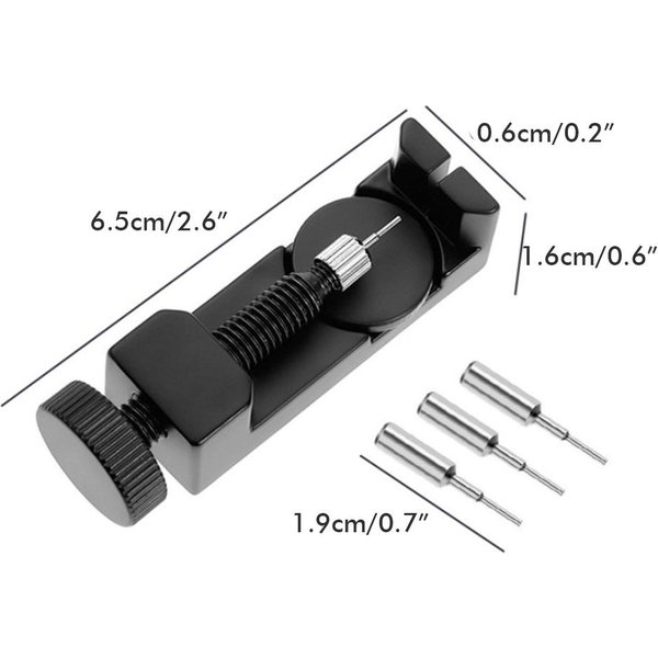 Kit Removedor De Eslabones De Reloj Herramienta Para Quitar Pasadores De Reloj Herramienta Para Quitar Correas De Reloj Kit De Herramientas De ReparacióN Plata-image