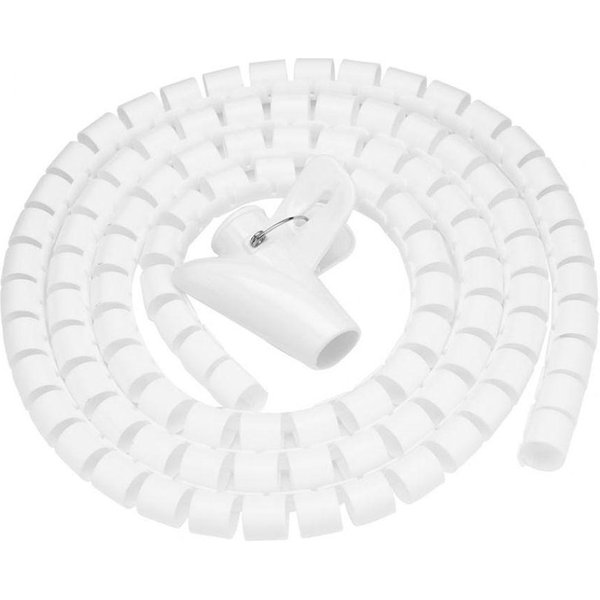 Elastyczna Spirala Do Owijania Kabli, Zwijarka Do Kabli, Organizer Kabli, Rura Do Przechowywania, Ochrona PrzewodóW, ZarząDzanie 16Mm X 3M-image