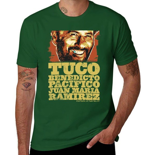 Tuco Benedicto Pacifico Juan Maria Ramirez The Good The Bad And The Ugly Camiseta Tallas Grandes Sublime Camisetas De Corte Ajustado Para Hombre XL Brown-image