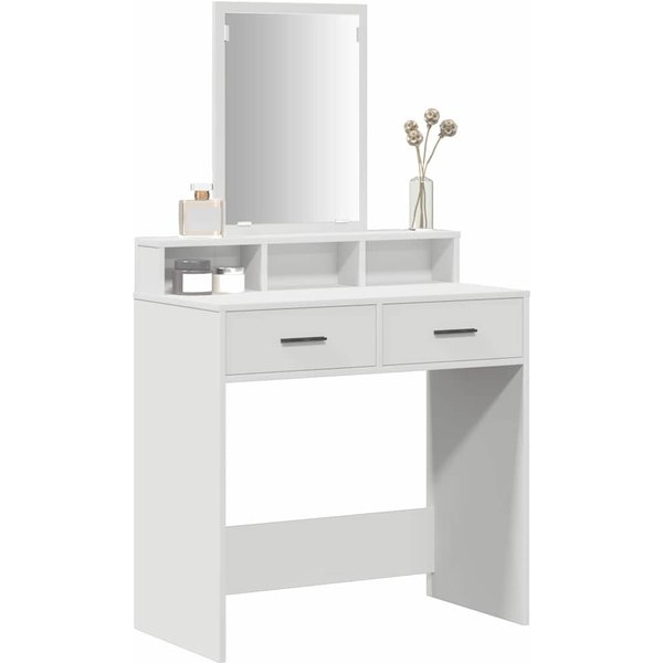 Tocador Con Cajones Blanco 79 X 41 X 140 Cm Madera De IngenieríA-image