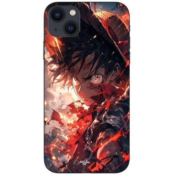 Coque Maniacase Pour Iphone 14 One Piece Luffy éNervé Art Manga Anime-image
