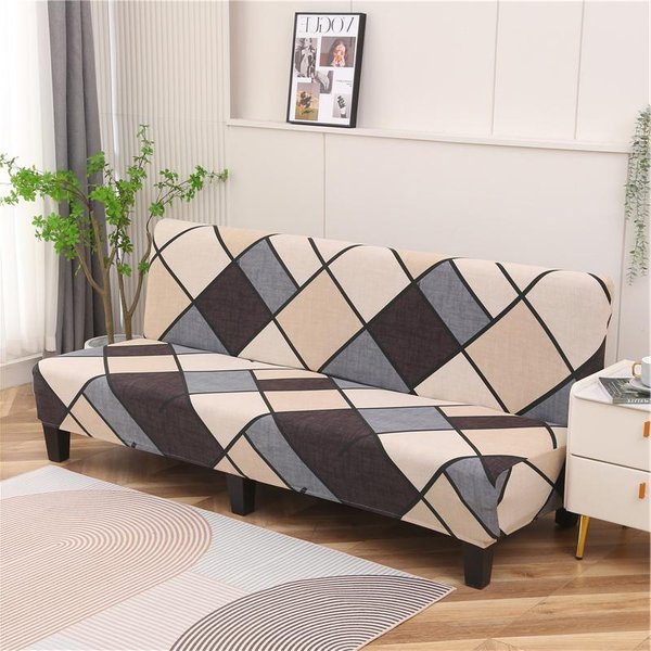 Pokrowiec Na Futon Z Nadrukiem, Pokrowiec Na Sofę, Pokrowiec Na Sofę Bez PodłOkietnikóW, Elastyczny SpóD, Do Salonu, Sypialni, Rozmiary S/M/L S 120-145Cm-image
