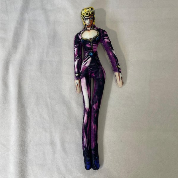Jojo's Bizarre Adventure Bucciarati Anime Cosplay Pluszowa Lalka RęCznie Robiona Z Drutowym Szkieletem Pozowalna Wypchana Figurka Prezent-image