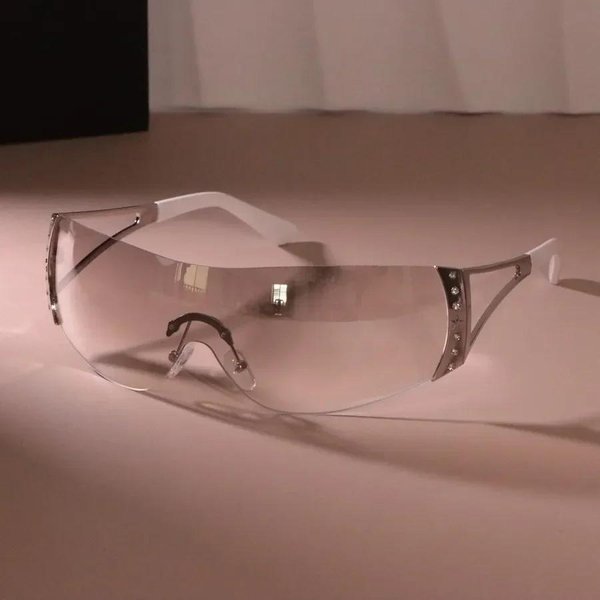 Gafas De Sol Cuadradas CláSicas De Montura Grande Para Mujer Hombre Gafas De Sol De DiseñAdor ProteccióN UV Colores De Moda Lente De Espejo Oculos De Sol Other Brown-image