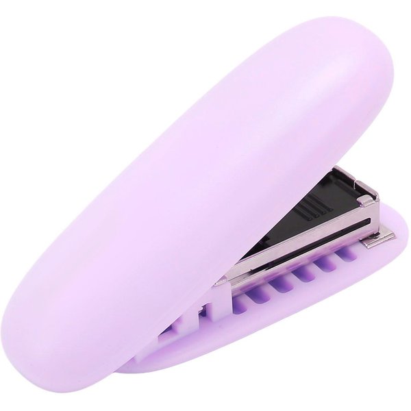 4 Piezas Grapadora PortáTil Plegable Almacenamiento Ahorro De Esfuerzo Estructura De Palanca Compacta Forma Redondeada Mini-image