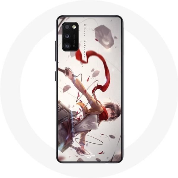 Funda - Maniacase - Samsung Galaxy S20 Plus - Mikasa Ackerman - Flexible - Negra Negro-image