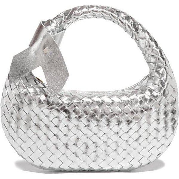 Bolsos De Moda Tejidos A Mano, Bolsos Dumpling Retro Modernos E Informales, Bolsos Para Ir Al Trabajo, Bolsos PortáTiles Para Mujer, Bolsos De Un Hombro White-image